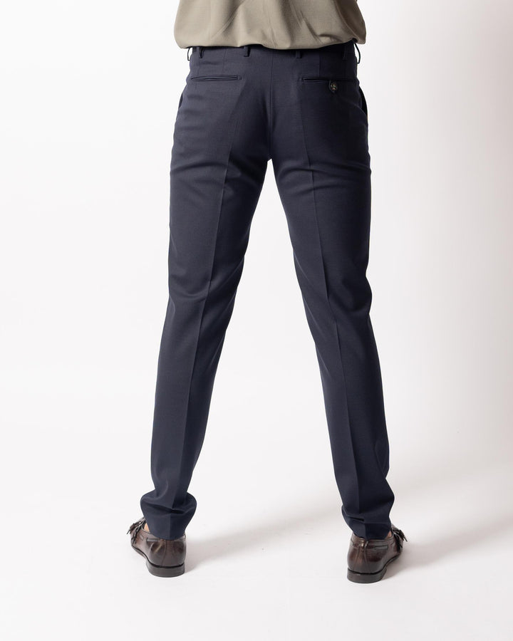 Pantalone Morello Lana Blu 