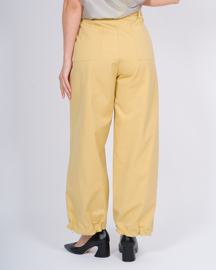 PANTALONE BAGGY CON CINTA GIALLO 