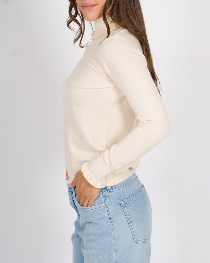 Pullover Dolcevita Smerlato Panna 