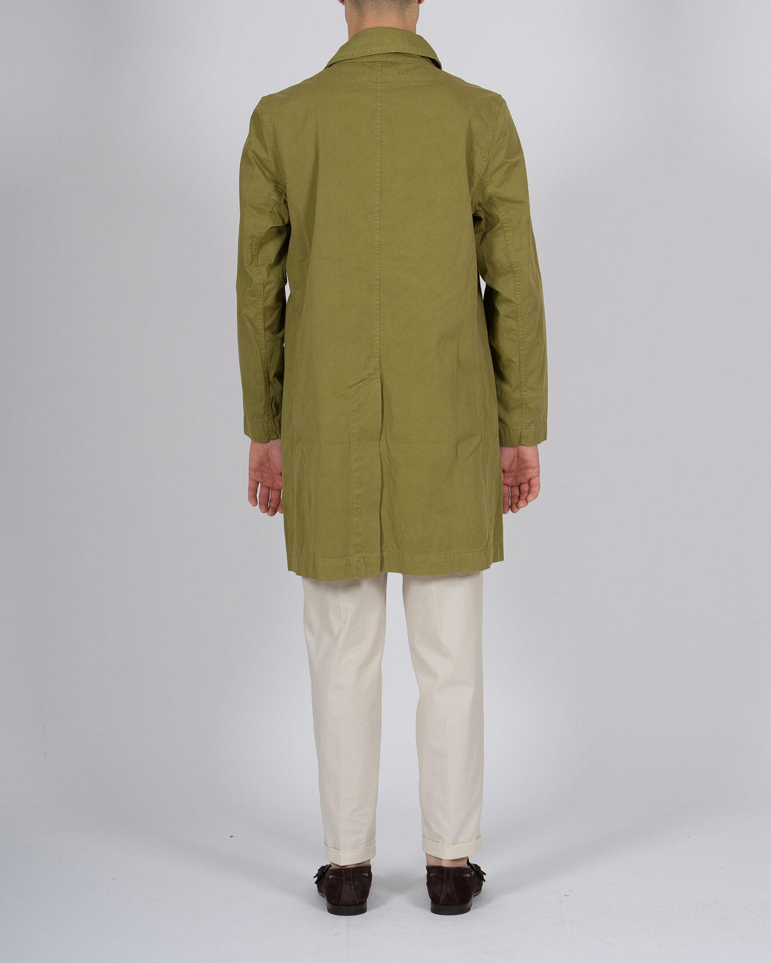 Trench Chesapeake Verde in Cotone 