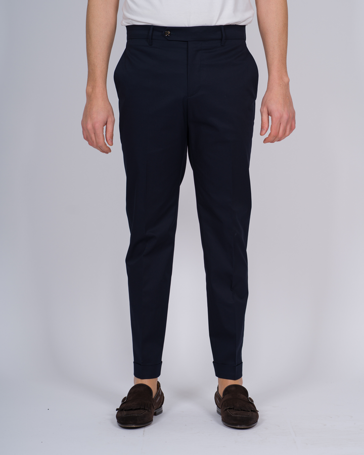 PANTALONE Y RETRO COTONE BLU 