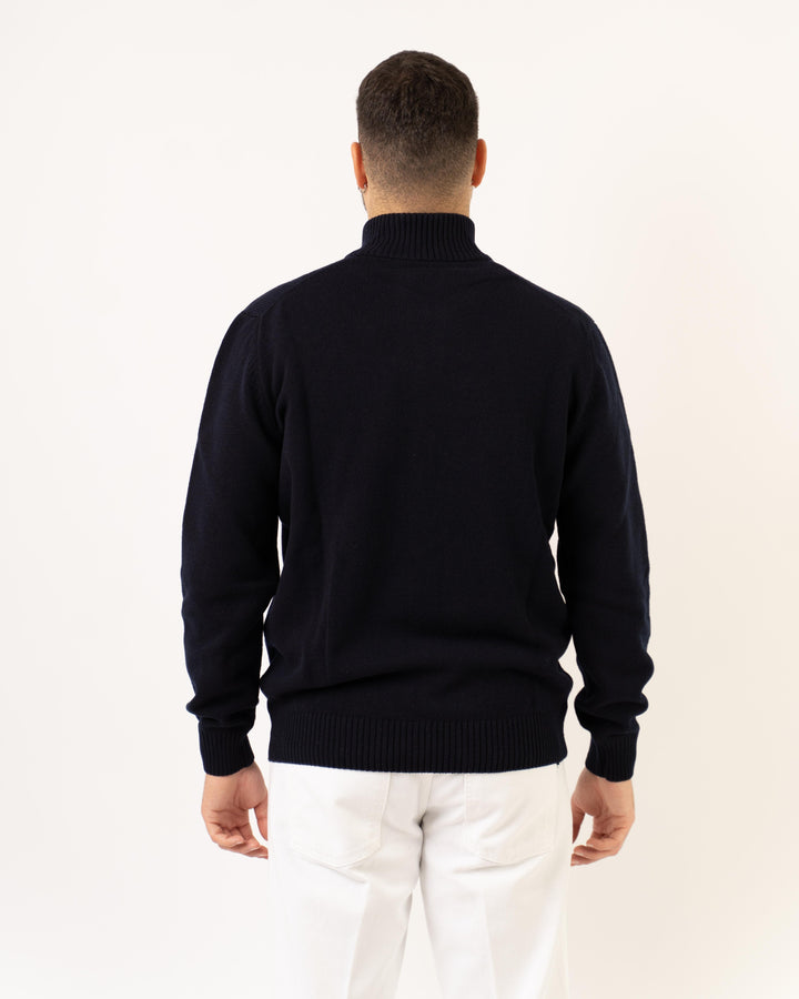 Lupetto Zip Blue 
