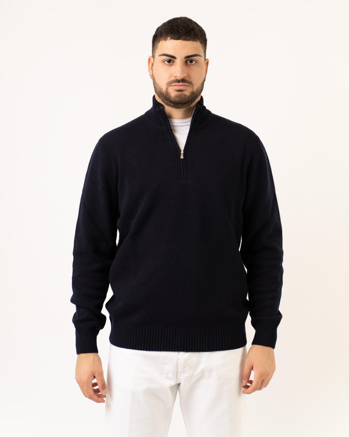 Lupetto Zip Blue 
