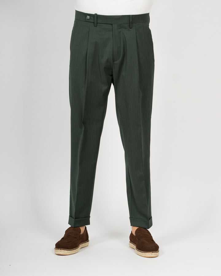 Pantalone gabriel una pence verde 