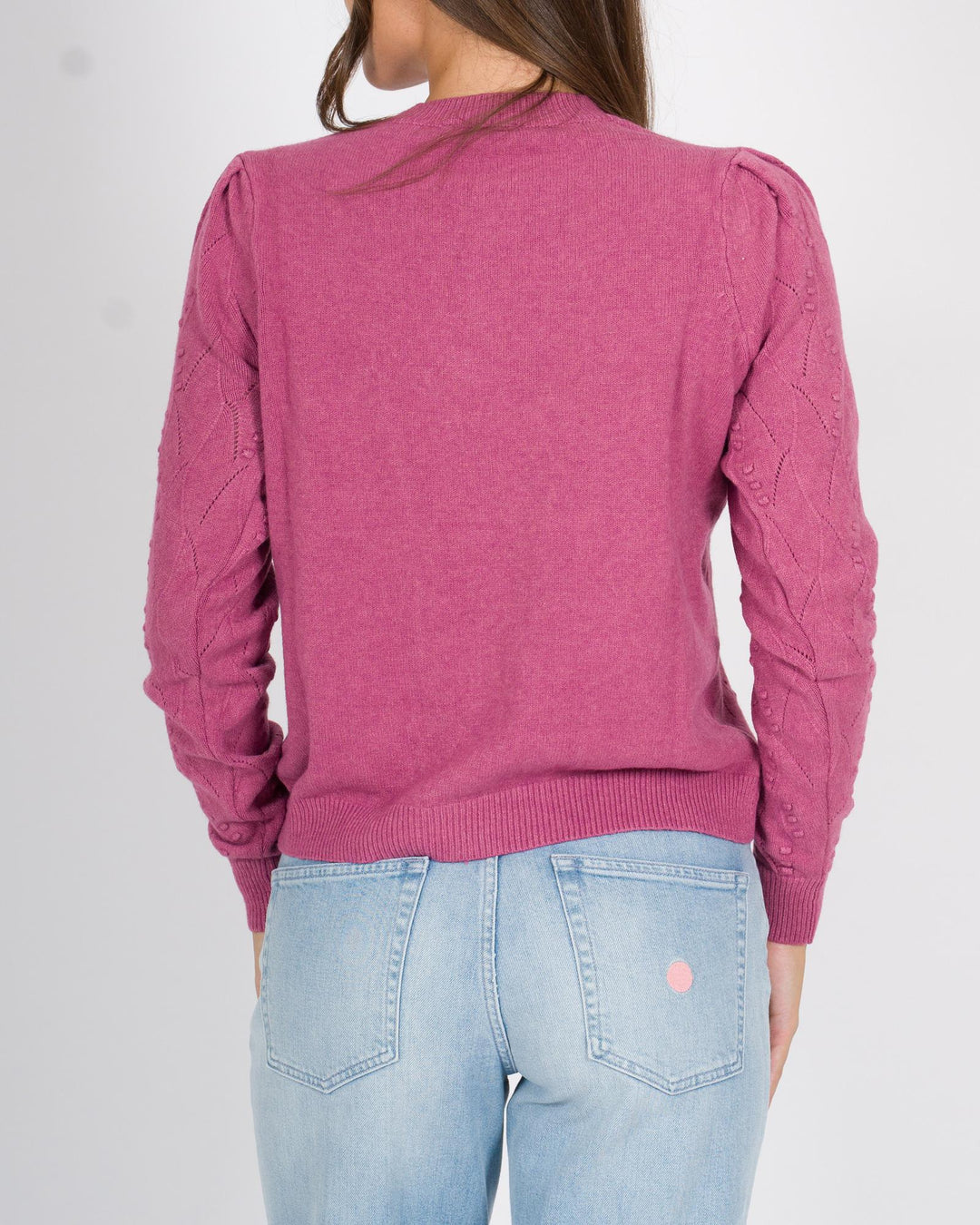 Girocollo Rombi sbuffo rosa 