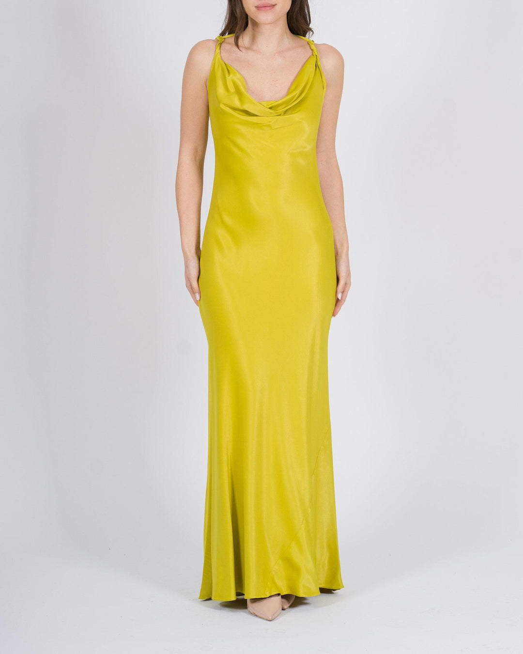 Maxiabito drappeggiato olio 