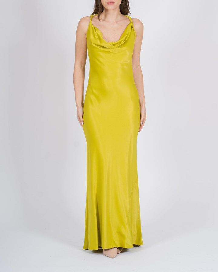 Maxiabito drappeggiato olio 