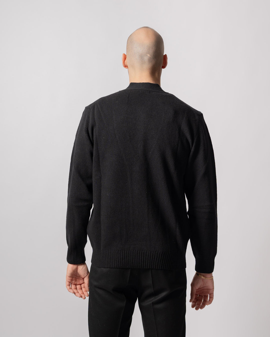 Cardigan Bottoni Nero 