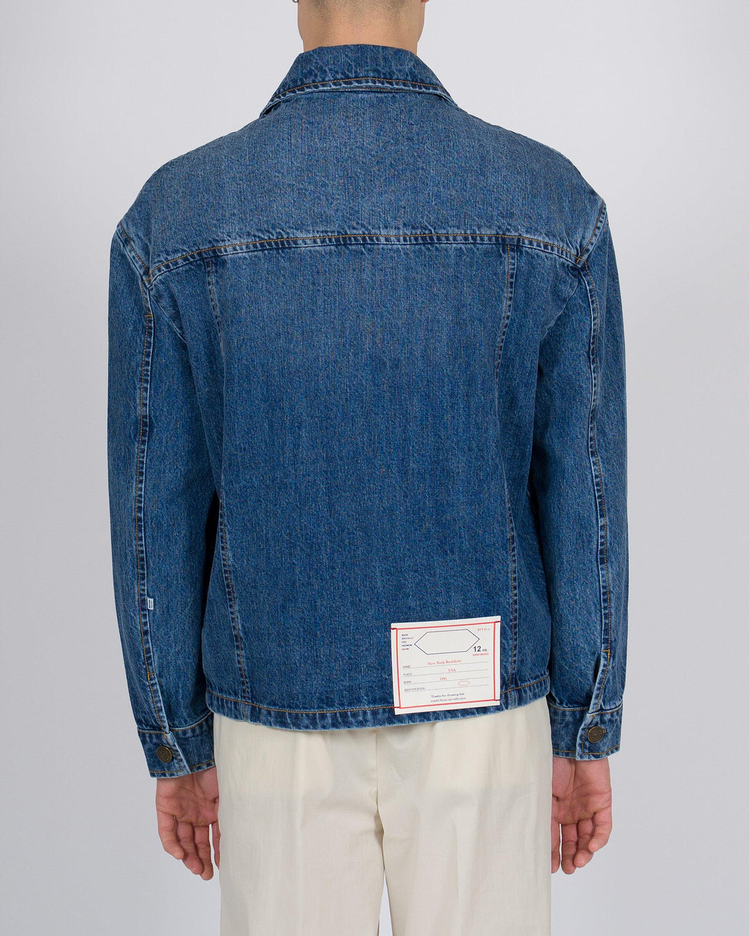 Giubbotto Uomo New York Resident in Denim 