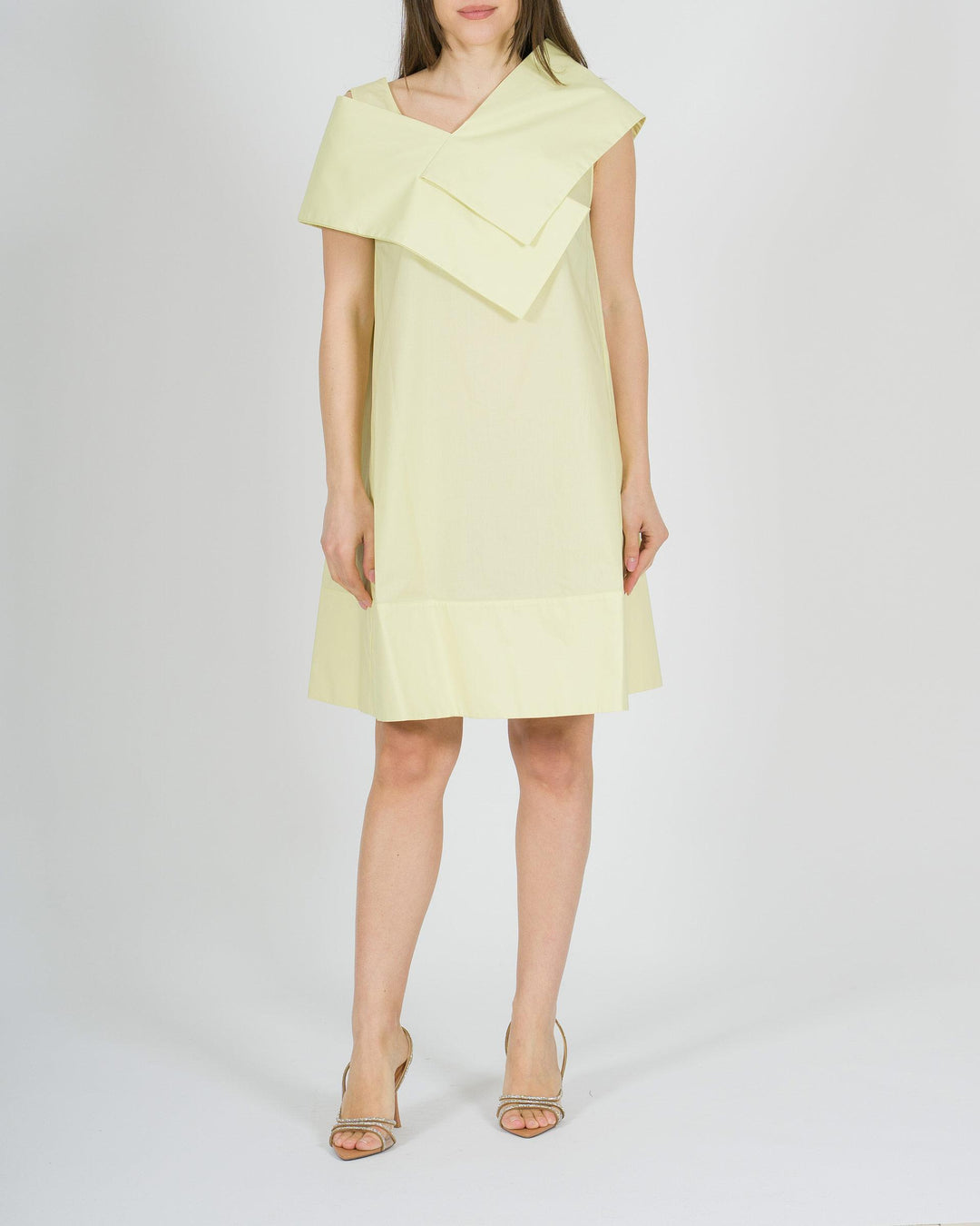 Abito Meimeij giallo in popeline 