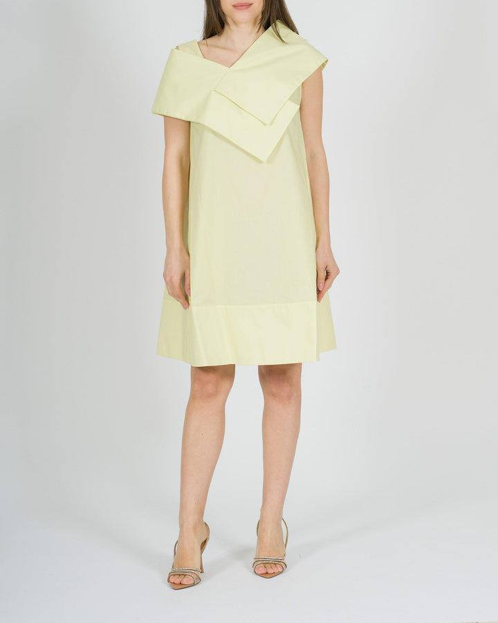 Abito Meimeij giallo in popeline 