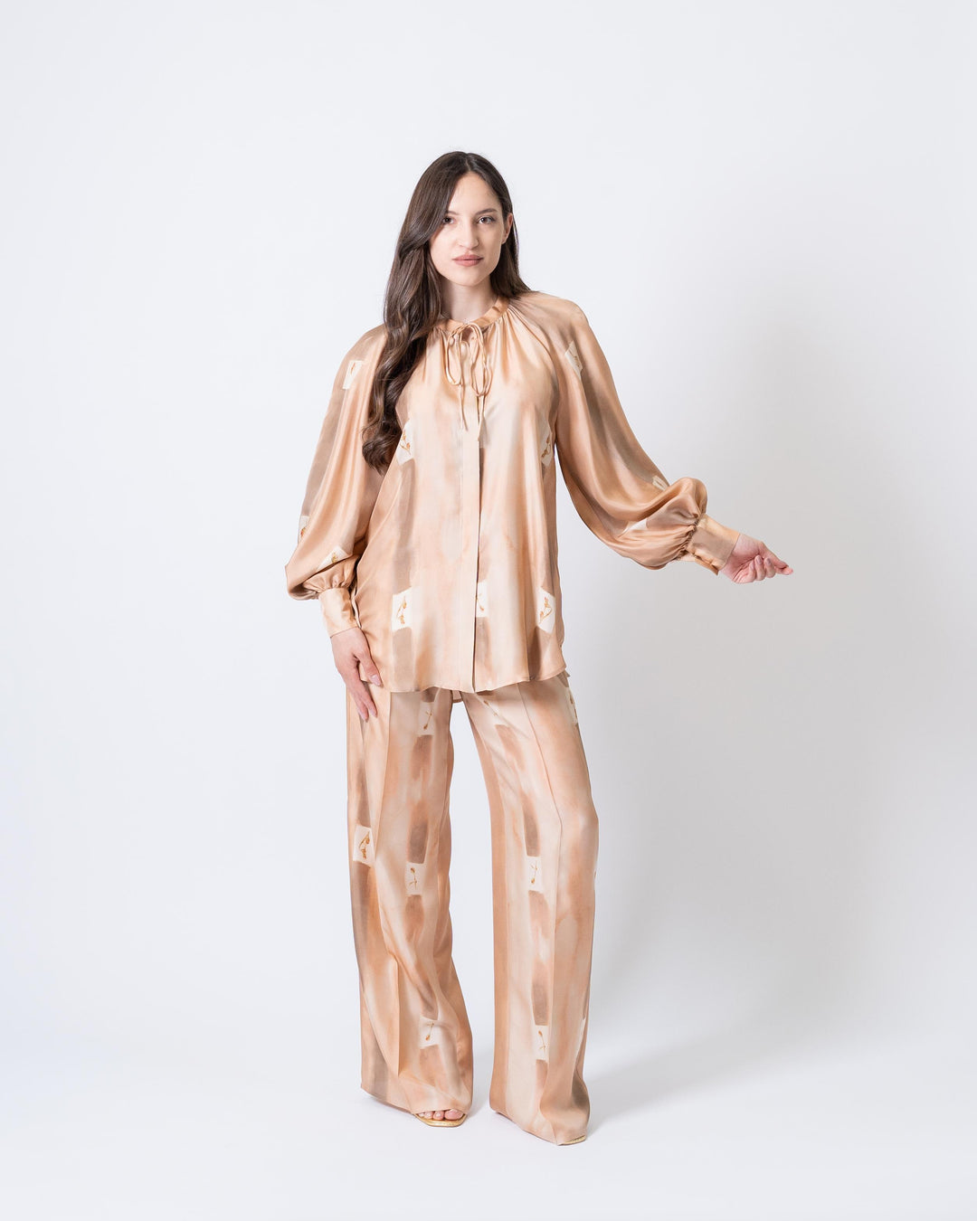 Pantalone Seta Rosa 