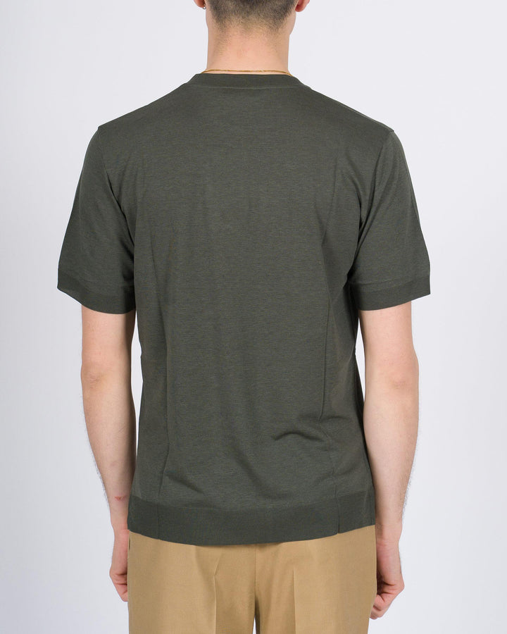 T-shirt Altea in lyocell verde 