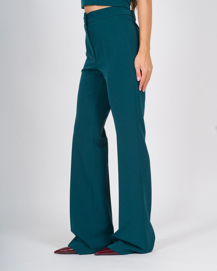 Pantalone a zampa verde 