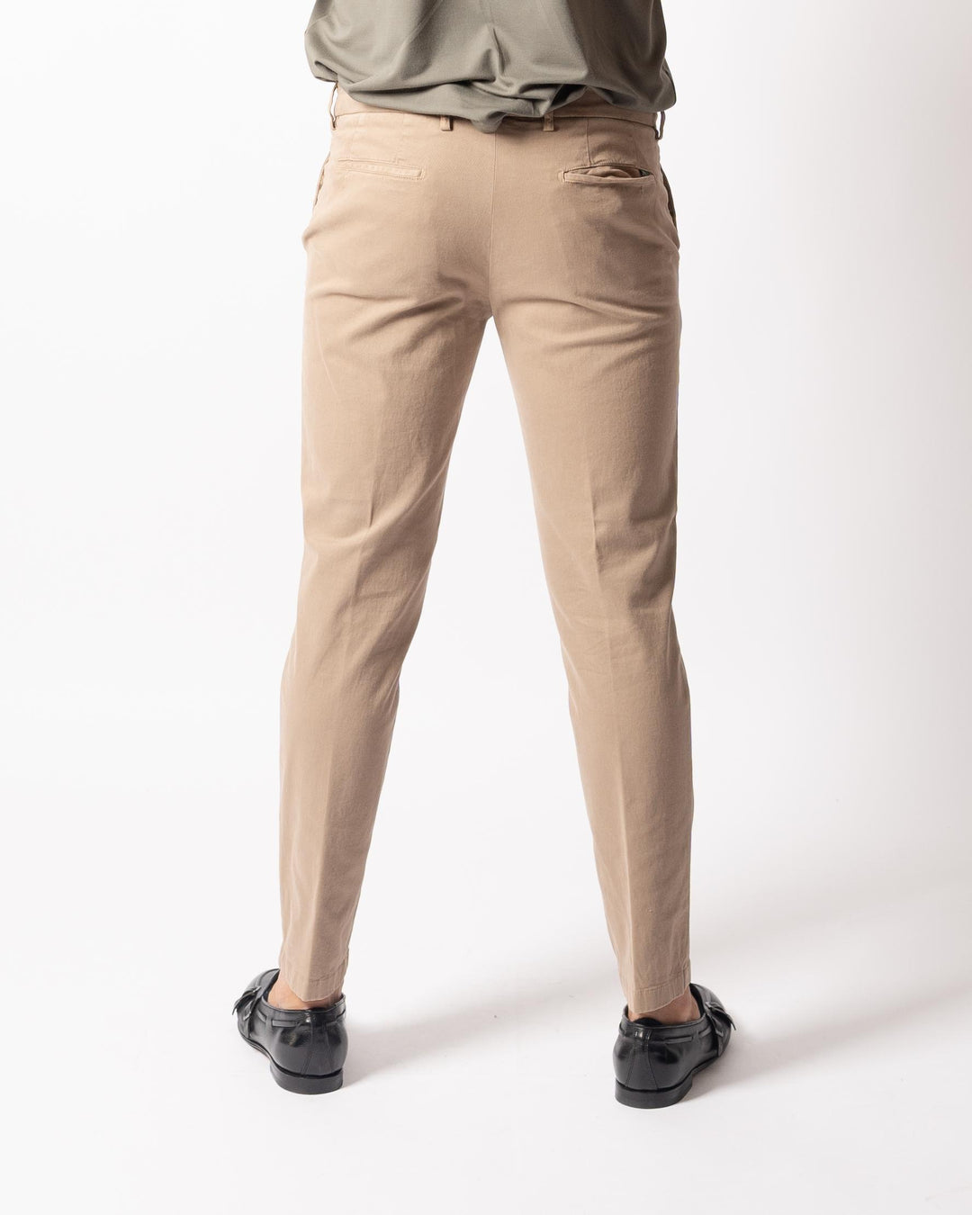 Pantalone Morello Gabardine Marrone 