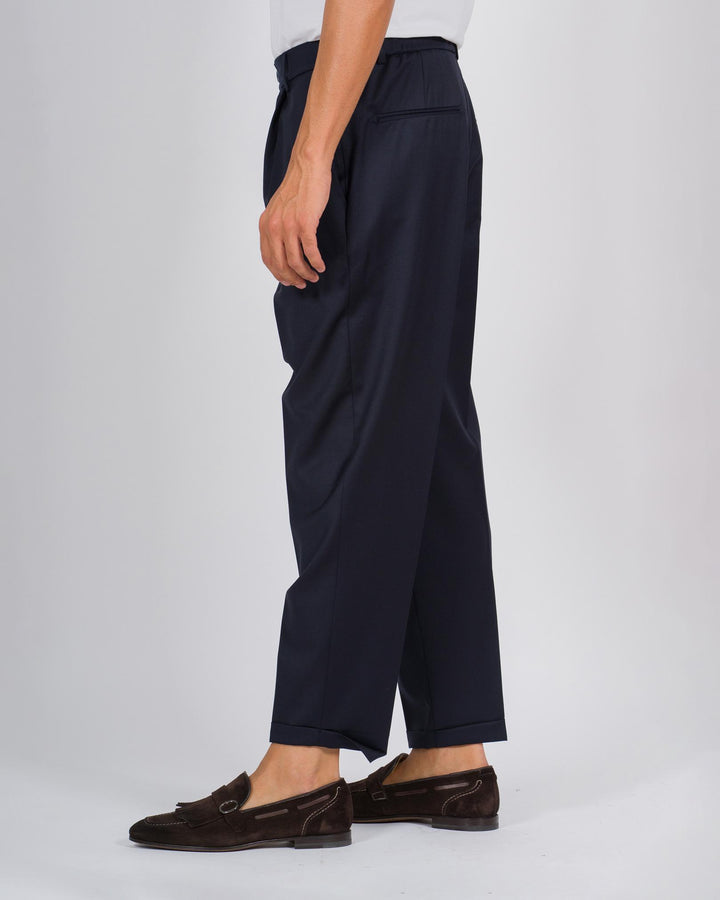 Pantalone Otaru lana blu 