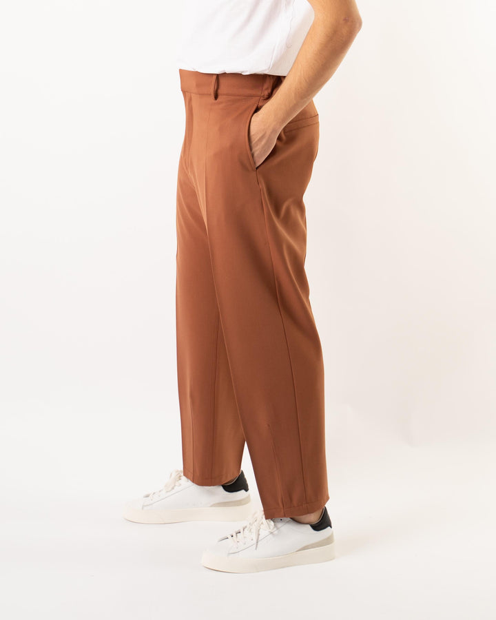 Pantaloni Vita Alta Tegola 