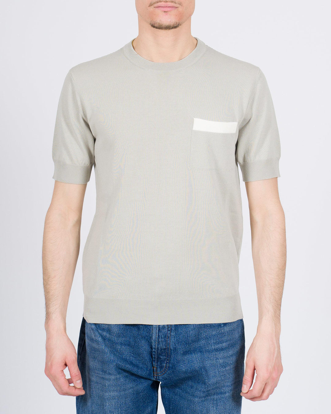 T-shirt Altea in filo di cotone colore stucco 