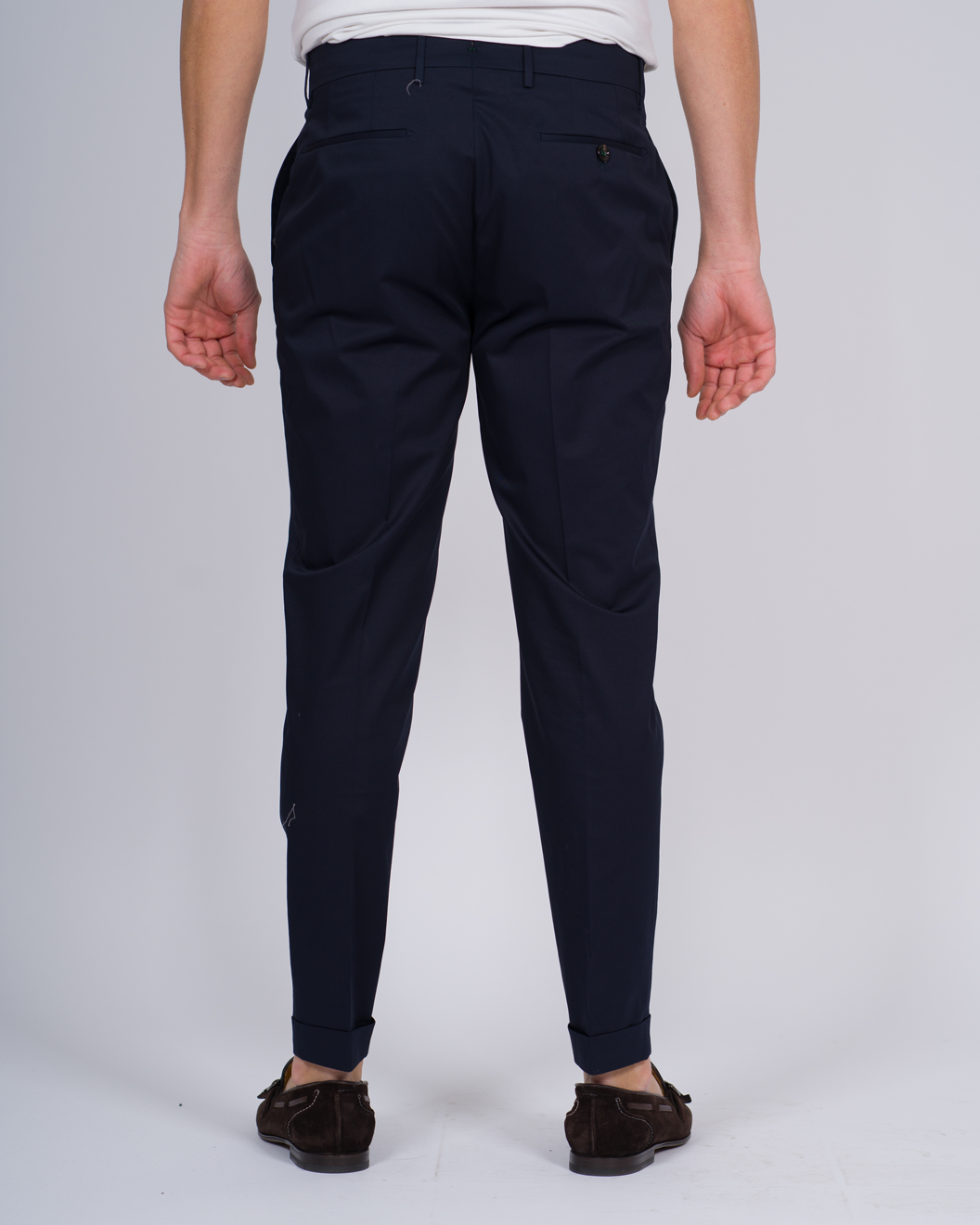PANTALONE Y RETRO COTONE BLU 
