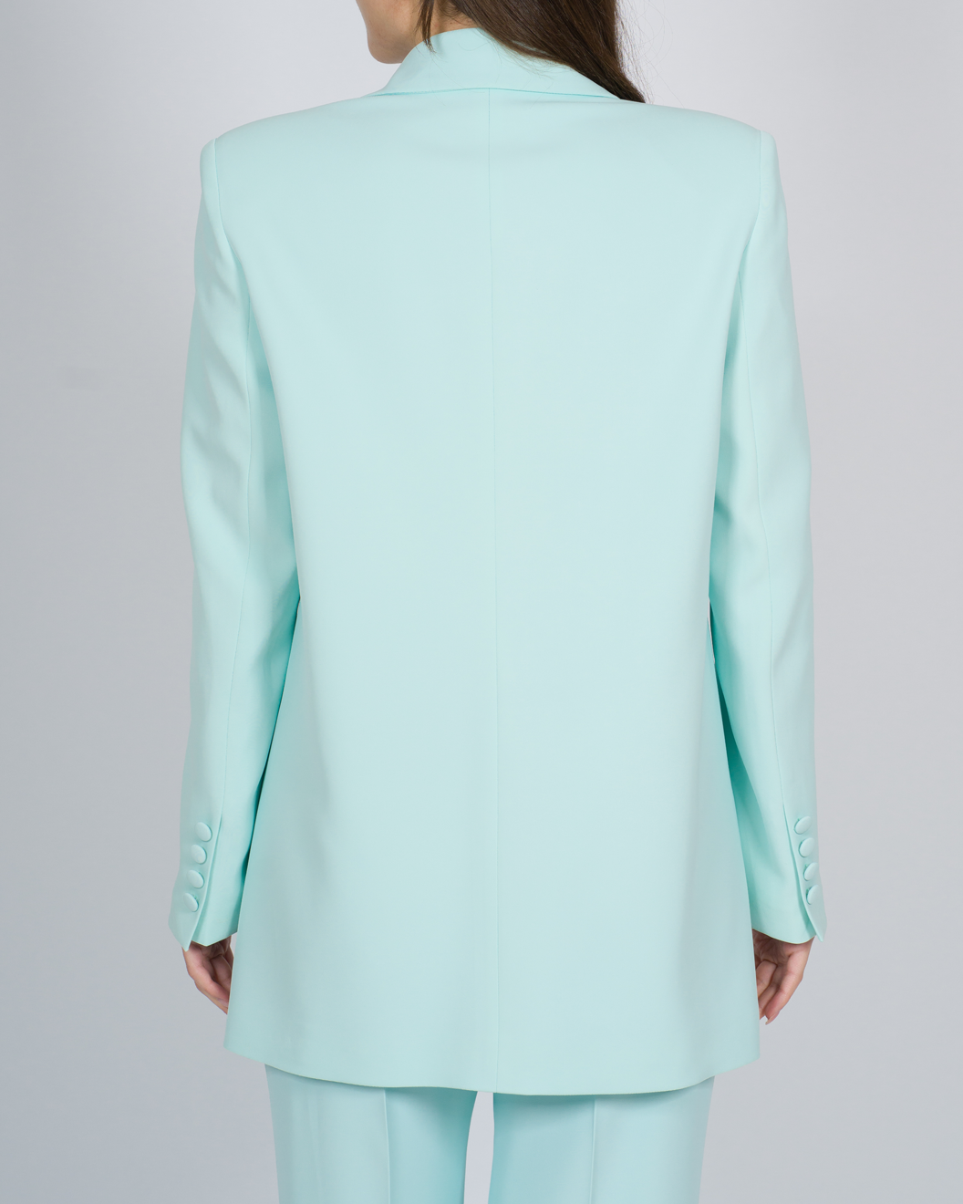 Blazer rever strass verde 