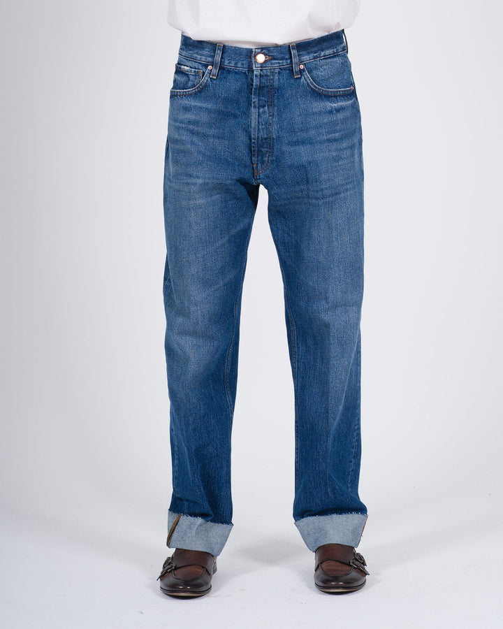 Jeans Don The Fuller modello Denver lungo risvoltoni a taglio vivo 