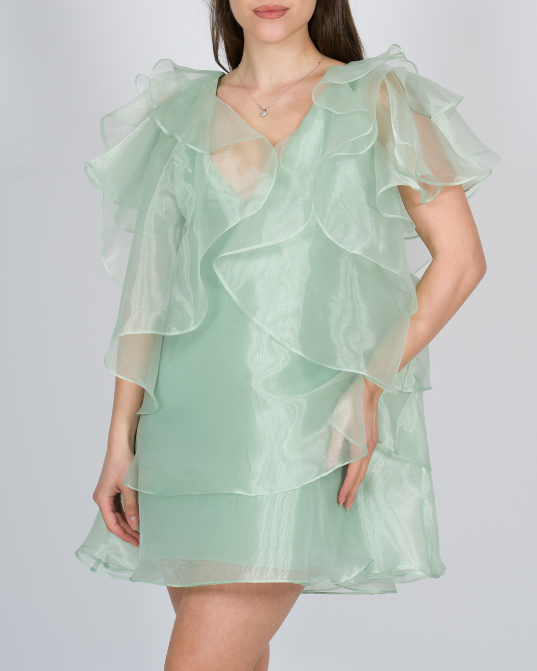 Cloud Mini Dress verde 