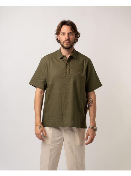 Polo Lino Verde 