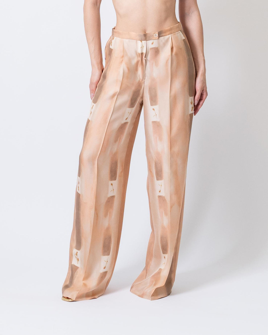 Pantalone Seta Rosa 