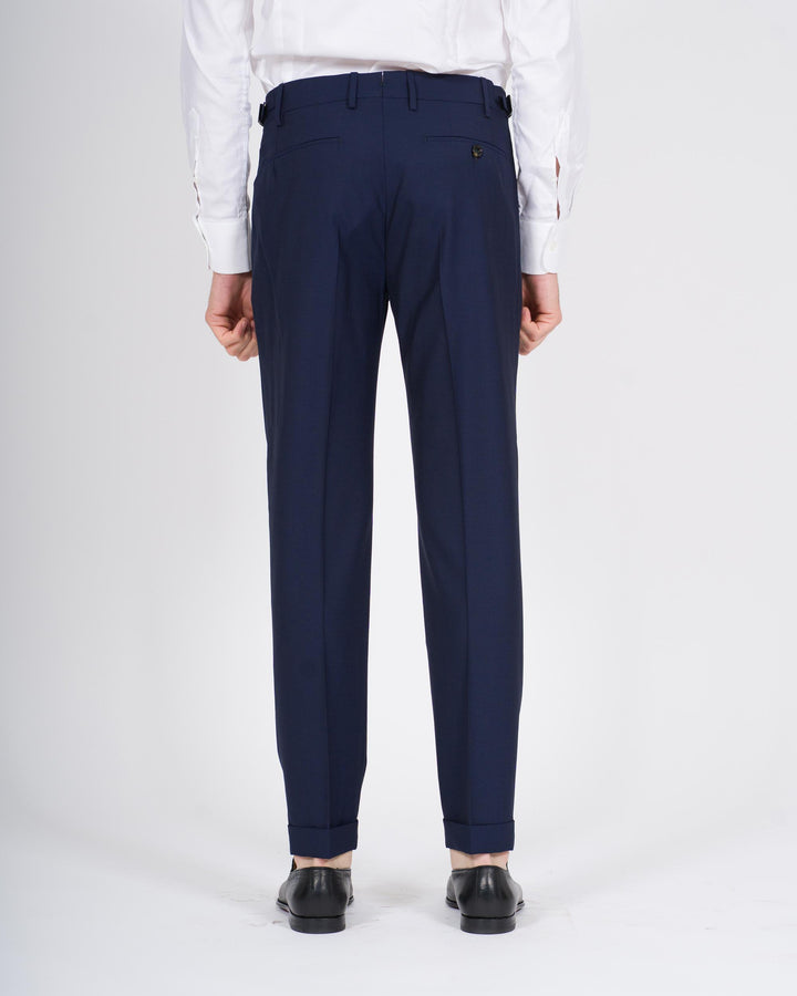 Pantaloni Retro lana Blu 