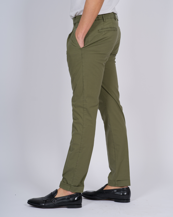 PANTALONE RETRO COTONE VERDE 
