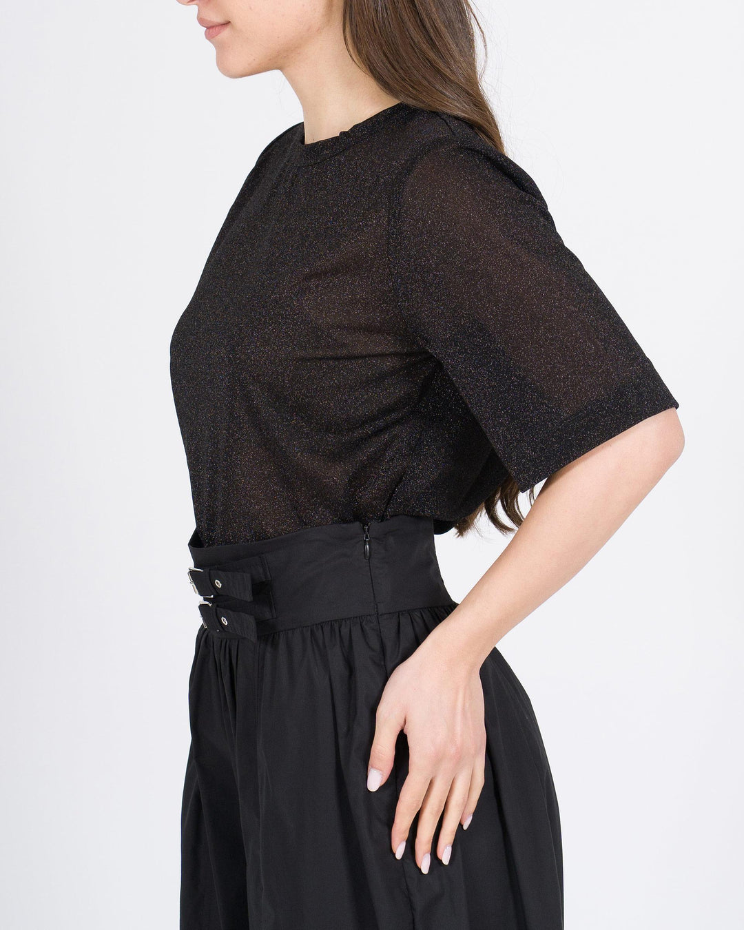 T-Shirt MEIMEJ  Lurex Nero 