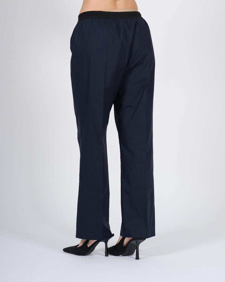 Pantalone Blu Meimeij in Cotone 