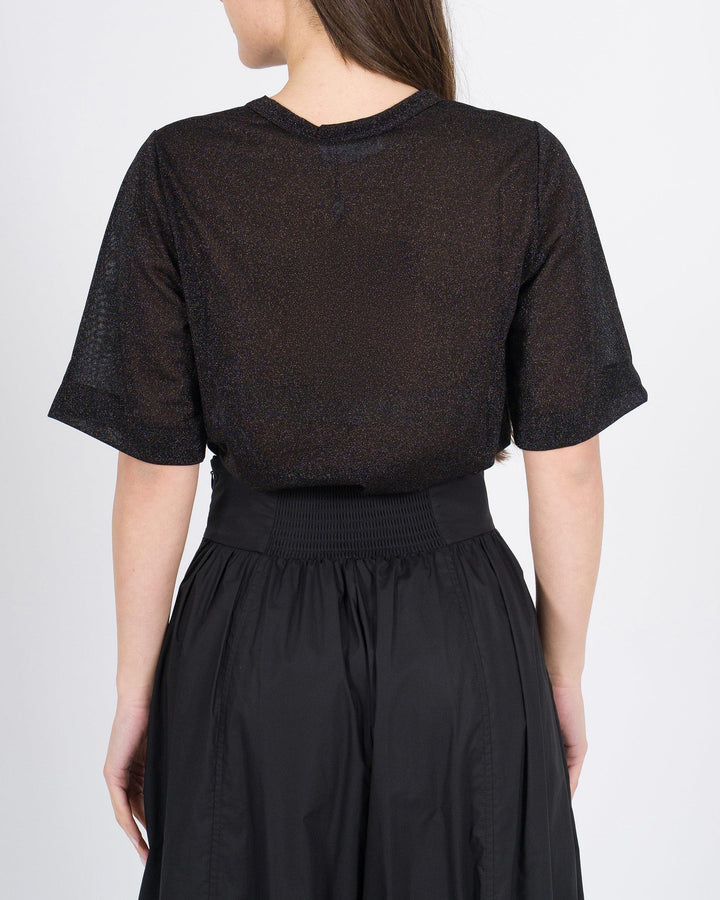 T-Shirt MEIMEJ  Lurex Nero 
