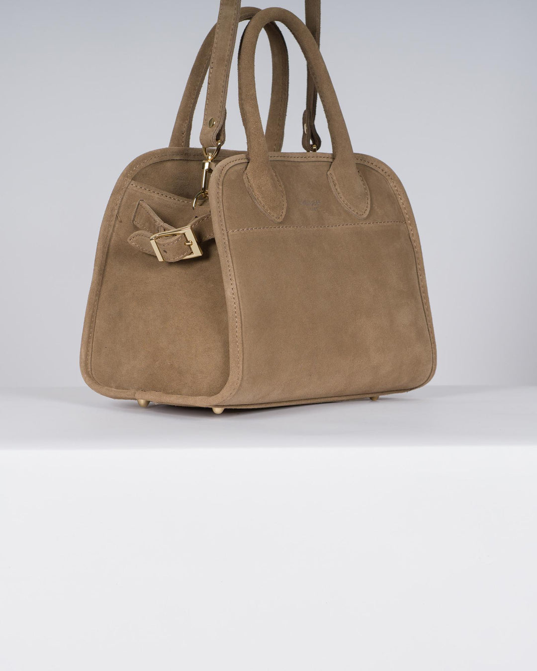 Borsa Melody in pelle tortora 