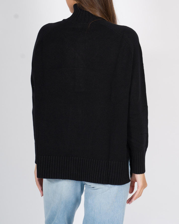Maglia cinque bottoni nero 