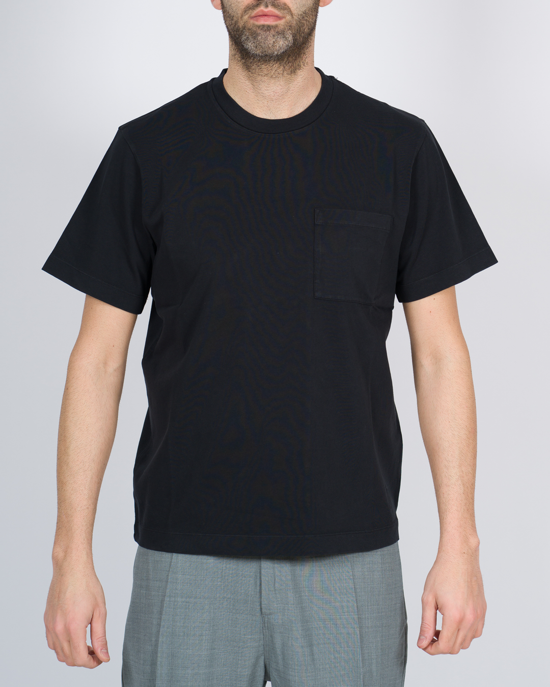 T-shirt taschino cotone nero 