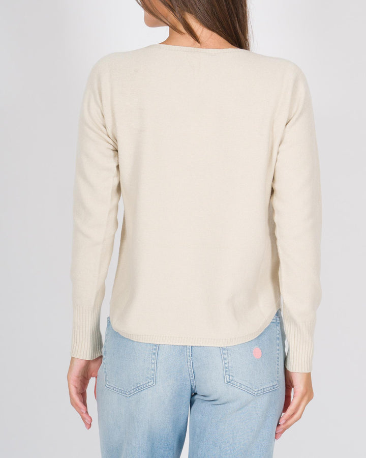 Maglia con stampa Dream beige 