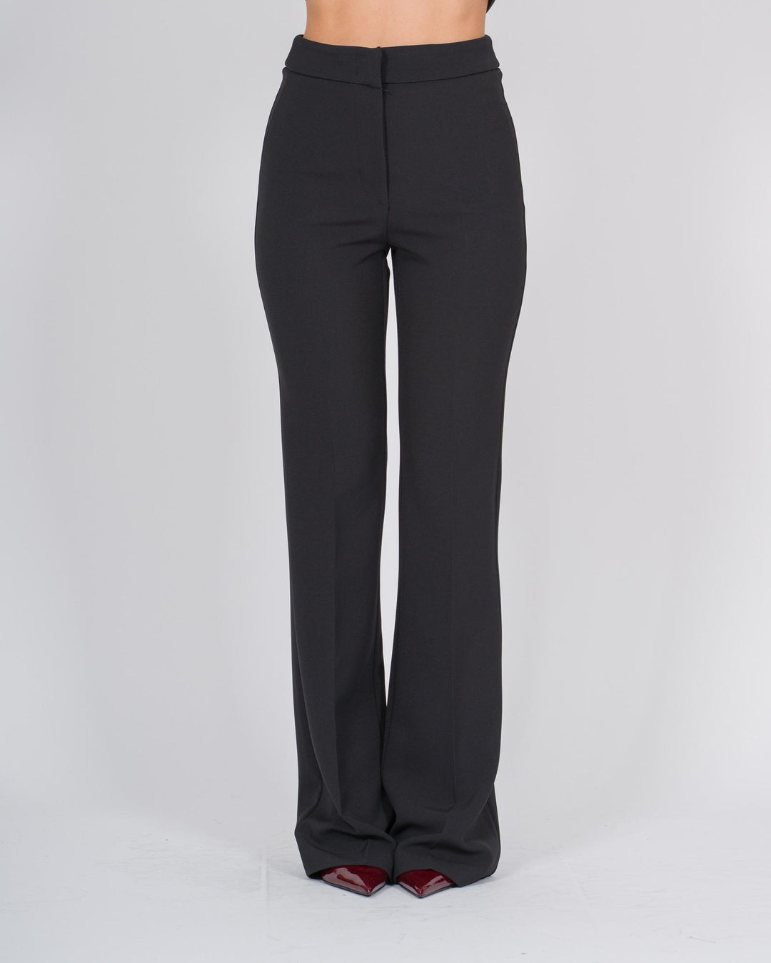 pantalone cropped nero 