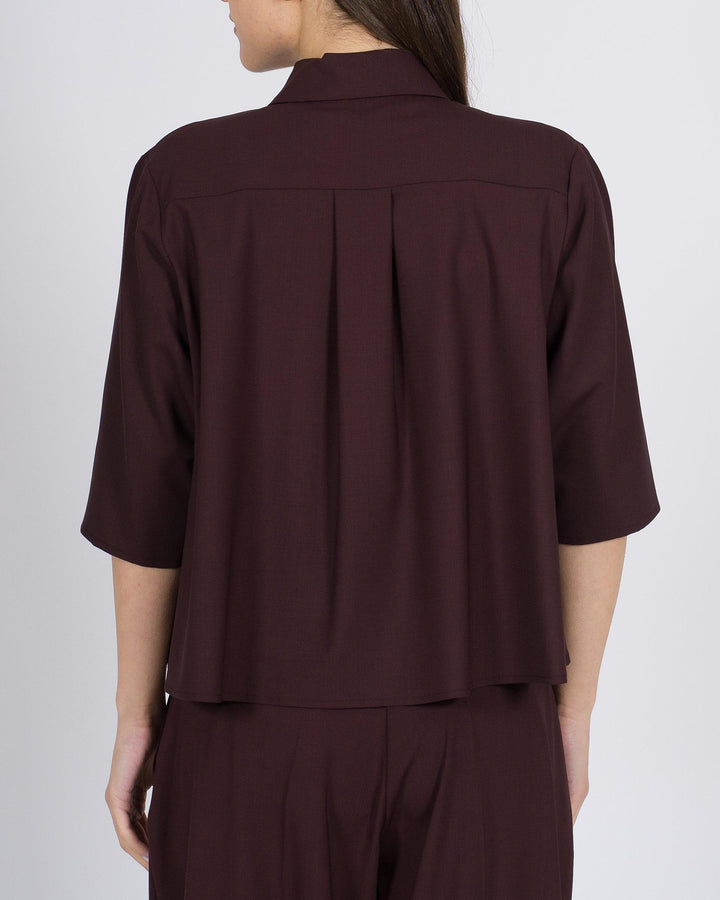 Camicia ALYSI  Mosto Over fresco Lana 