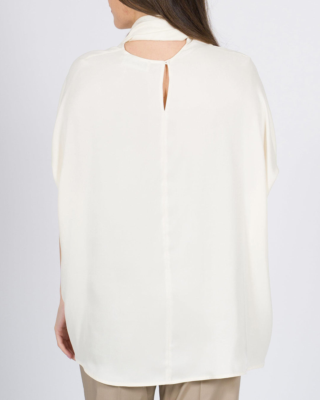 Blusa ampia Meimeij panna 