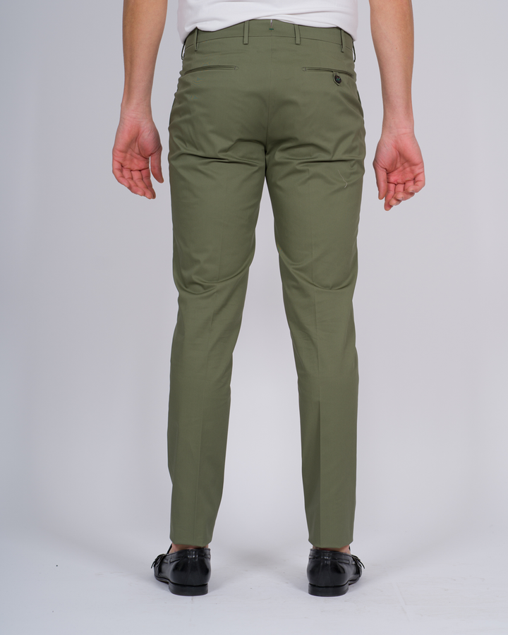 PANTALONE MORELLO COTONE VERDE 