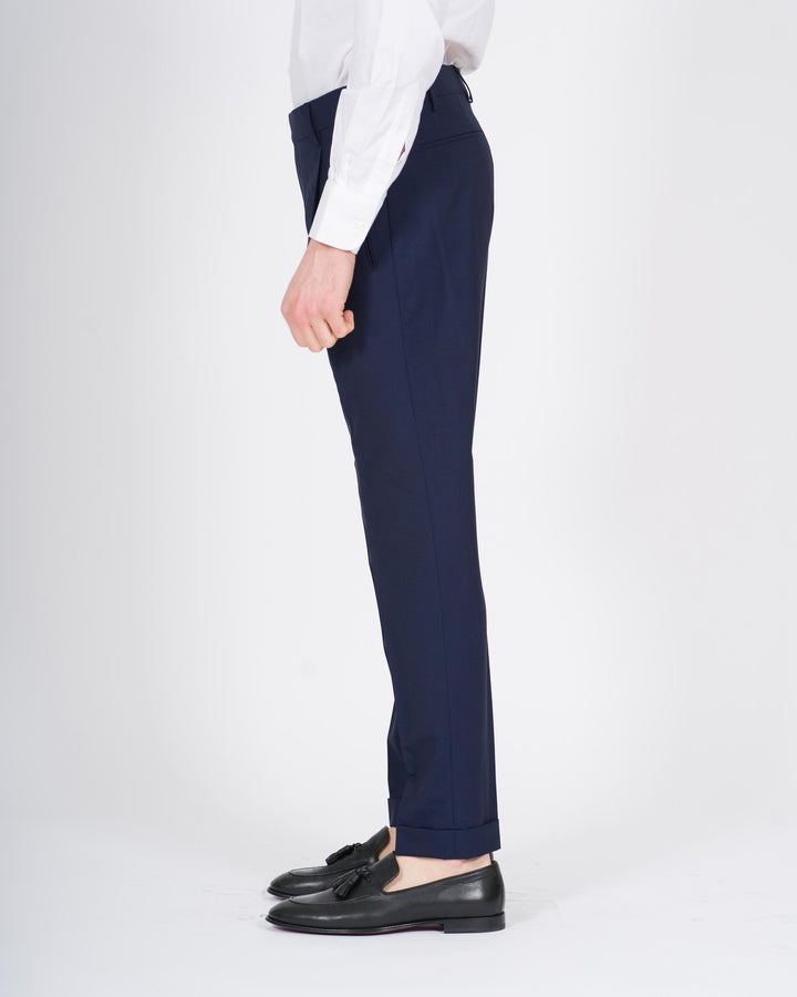 Pantaloni Retro lana Blu 