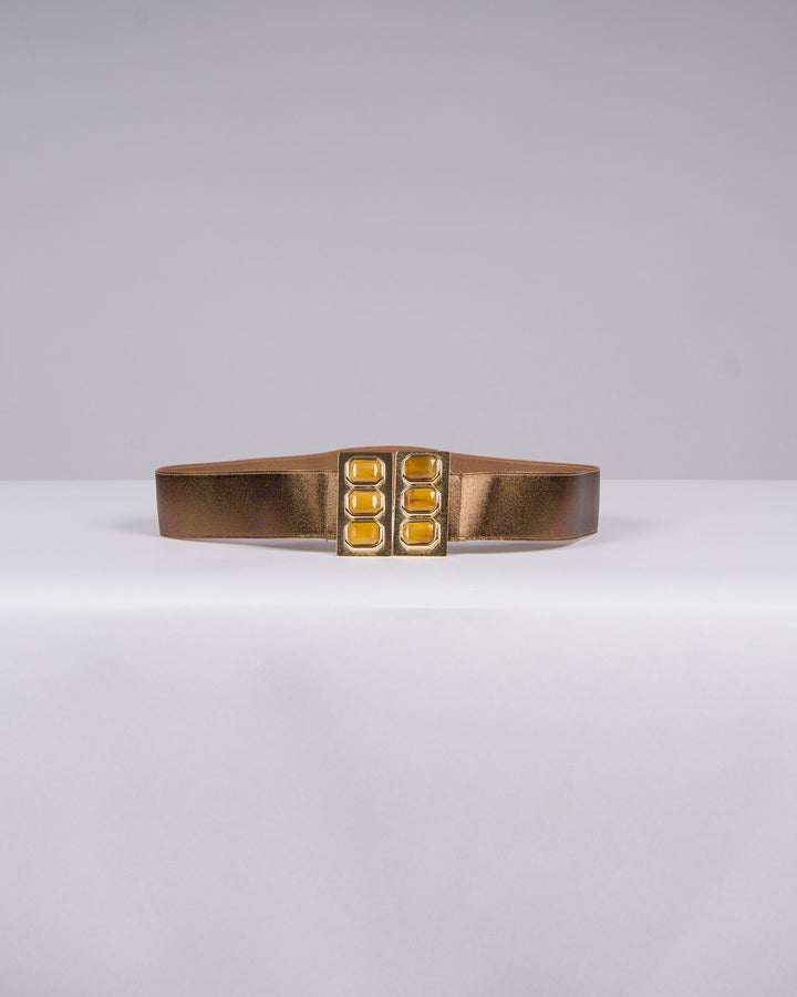 Cintura lovely  Bronzo con Placca Oro e Pietre ambra 