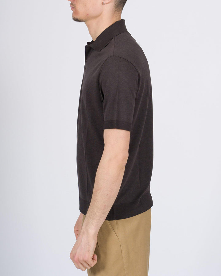 Polo Skipper Altea in lyocell cioccolata 