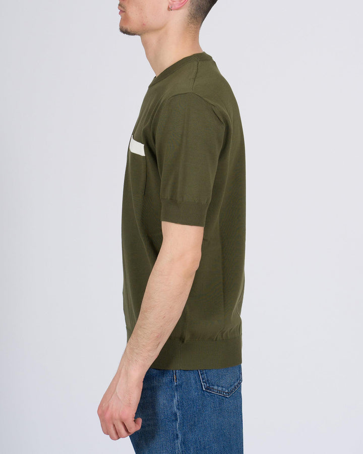 T-shirt Altea in filo di cotone colore verde 