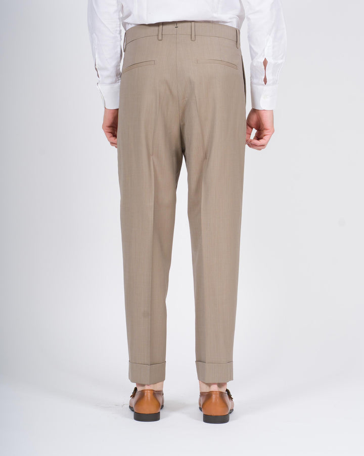 Pantalone Chiaia Lana Four Season Tortora 
