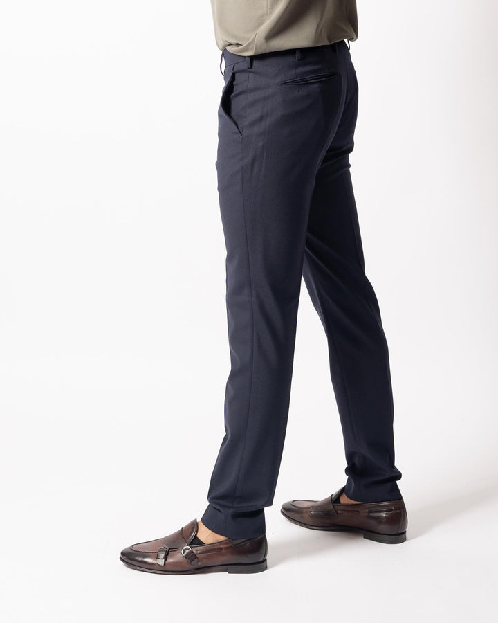 Pantalone Morello Lana Blu 