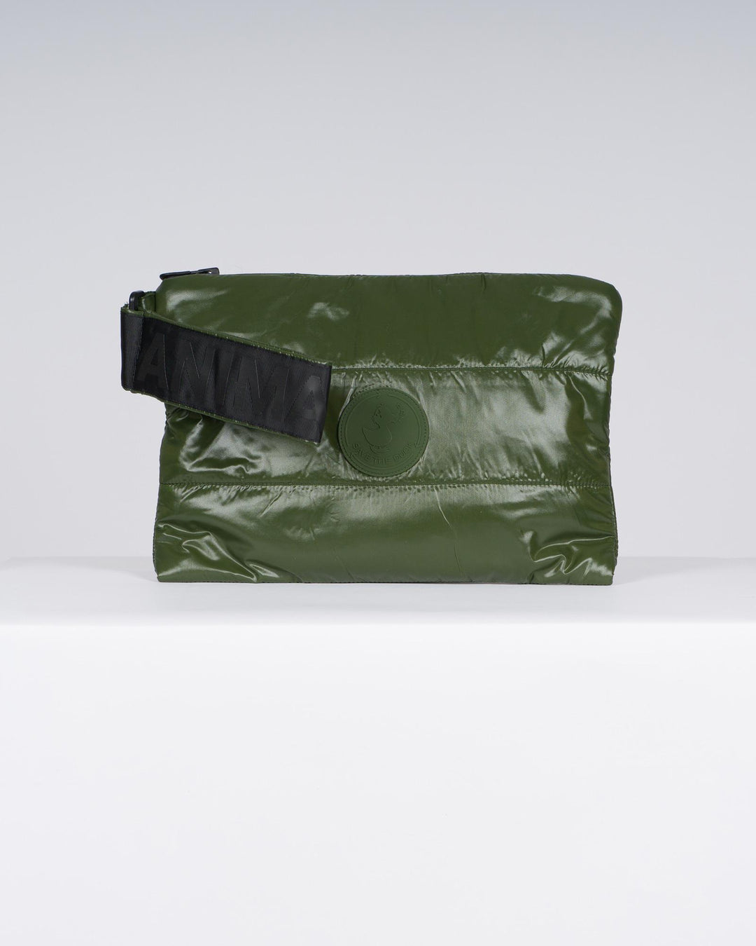 Pouch trapuntata Cocos verde 