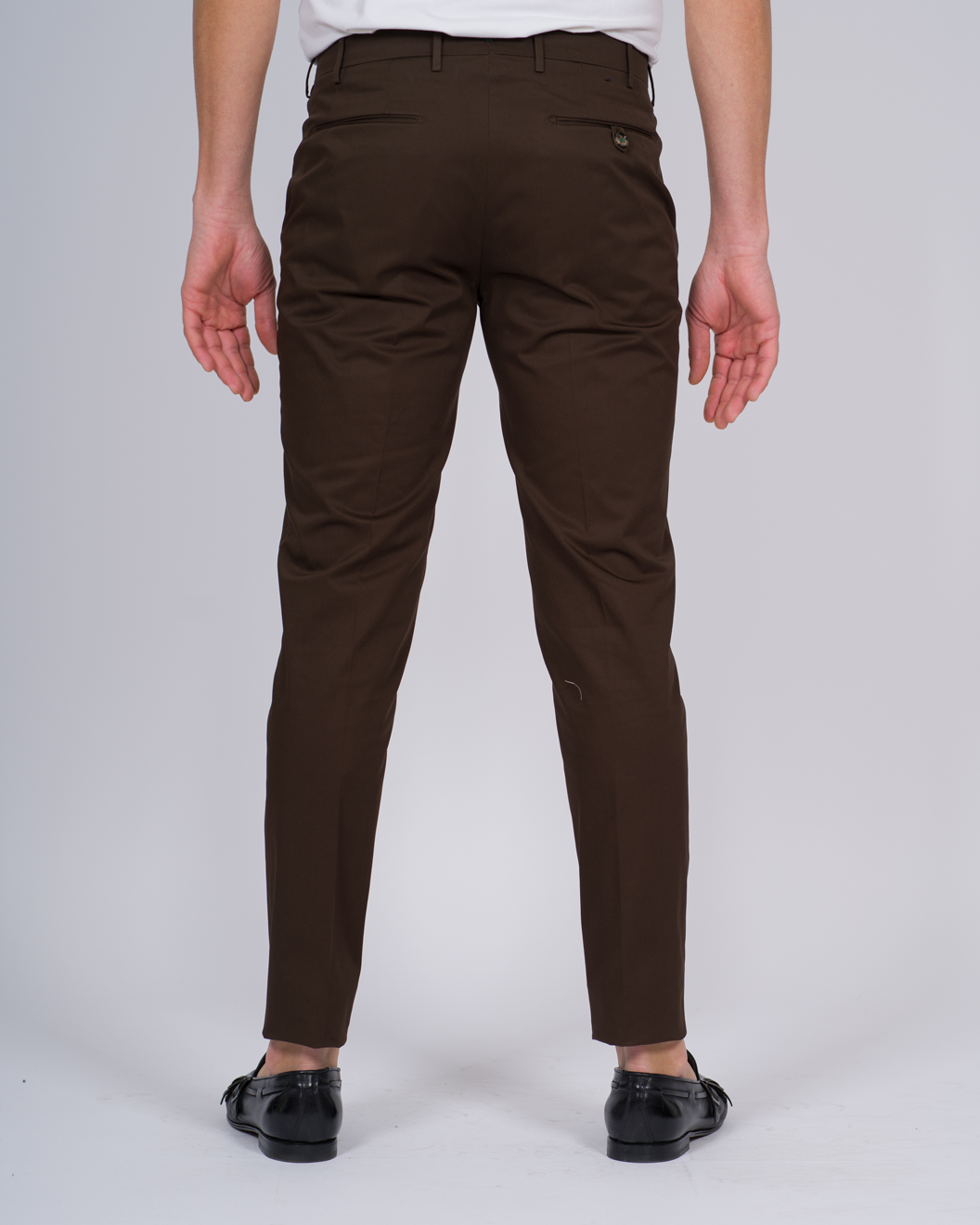 PANTALONE MORELLO COTONE MARRONE 