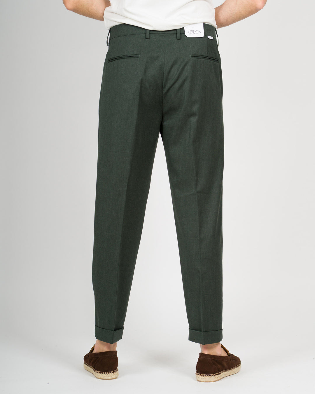 Pantalone gabriel una pence verde 